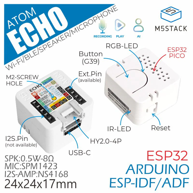 M5Atom ESP32 Pico